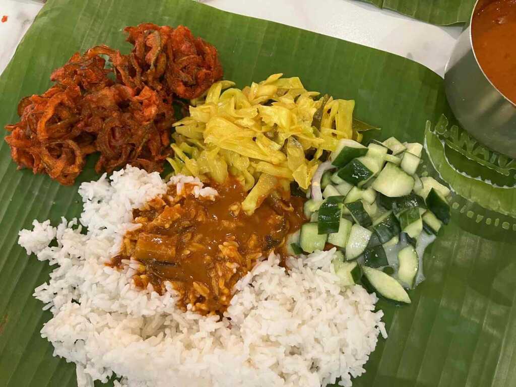 バナナリーフカレー