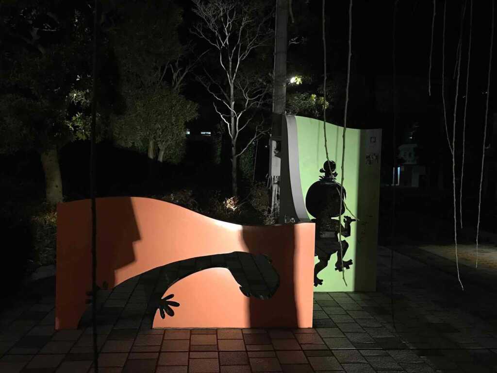 夜の水木しげるロード