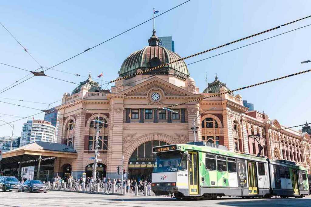 メルボルンの街並み
