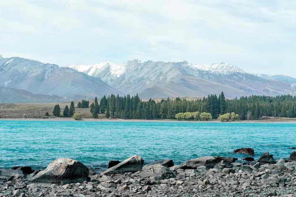テカポ湖の風景